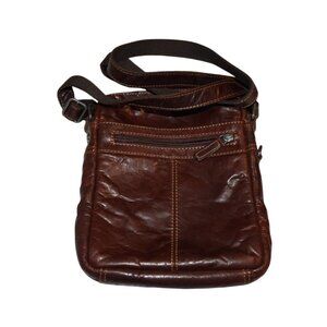 JACK Georges brown Voyager Large Crossbody Bag